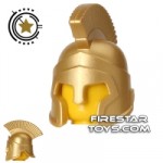 LEGO Spartan Warrior Helmet Pearl Gold