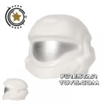 BrickForge Shock Trooper Helmet White and Silver
