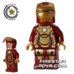 LEGO Super Heroes Mini Figure Iron Man Mark 42 Armour