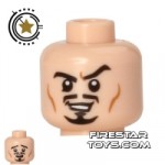 LEGO Mini Figure Heads Tony Stark Open Smile