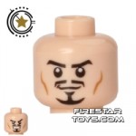 LEGO Mini Figure Heads Tony Stark Smile