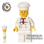 LEGO City Mini Figure Chef White Uniform