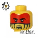 LEGO Mini Figure Heads Tomahawk Warrior