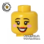 LEGO Mini Figure Heads Bumblebee Girl