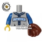 LEGO Mini Figure Torso Baseball Fielder