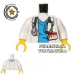 LEGO Mini Figure Torso Doctor Lab Coat