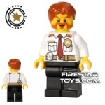 LEGO City Mini Figure  Fire Chief Shirt and Tie