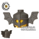 LEGO Helmet with Bat Wings Dark Gray