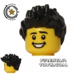 LEGO Hair Spiked Hair Black