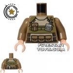 LEGO Mini Figure Torso Colonel Hardy