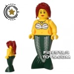 LEGO Pirate Mini Figure  Mermaid Long Ponytail