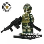 Custom Citizen Brick Mini Figure Jungle Commando