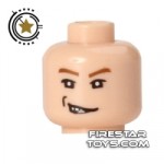 LEGO Mini Figure Heads Open Mouth Smirk