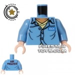 LEGO Mini Figure Torso Blue Shirt Jock
