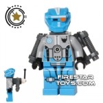 LEGO Galaxy Squad Mini Figure Robot Sidekick with Jet Pack Dark Azure