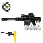 CombatBrick Anti-Anything Heavy Caliber Sniper Rifle Fifty Black