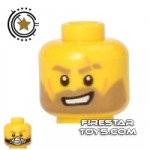 LEGO Mini Figure Heads Galaxy Squad Chuck Stonebreaker