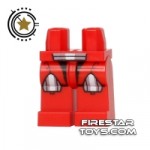 LEGO Mini Figure Legs Galaxy Squad Robot Armour Red
