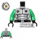 LEGO Mini Figure Torso Galaxy Squad Armour Bright Green
