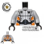 LEGO Mini Figure Torso Galaxy Squad Robot Armour Orange