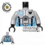 LEGO Mini Figure Torso Galaxy Squad Robot Armour Dark Azure