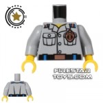 LEGO Mini Figure Torso Gray Shirt and Police Badge