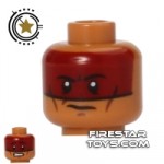 LEGO Mini Figure Heads Tribal Face Paint