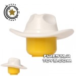 LEGO Wide Brim Cowboy Hat White