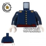 LEGO Mini Figure Torso Cavalry Officer Uniform