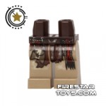 LEGO Mini Figure Legs Tonto Tribal with Dirt Patches