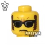 LEGO Mini Figure Heads Sunglasses and Sideburns