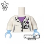 LEGO Mini Figure Torso Scientist Lab Coat