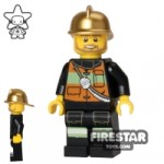 LEGO City Mini Figure Fireman Fire Chief
