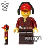 LEGO City Mini Figure Cargo Worker Headphones