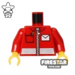 LEGO Mini Figure Torso Postal Worker Uniform