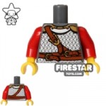 LEGO Mini Figure Torso Lion Knight Chainmail