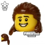 LEGO Hair Half Ponytail Brown