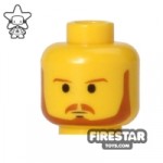 LEGO Mini Figure Heads Star Wars Qui-Gon Jinn