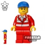 LEGO City Mini Figure Paramedic 1 Red Uniform