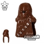 LEGO Mini Figure Heads Star Wars Chewbacca Brown