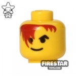 LEGO Mini Figure Heads Red Hair