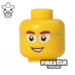 LEGO Mini Figure Heads Glasses and Smile
