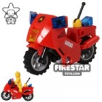 Custom Mini Set Fire Motorbike