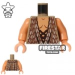 LEGO Mini Figure Torso Beorn Woven Vest