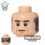 LEGO Mini Figure Heads Lobot Cyborg Circuit Board