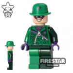 LEGO Super Heroes Mini Figure The Riddler Dark Green Outfit