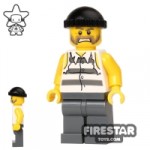 LEGO City Mini Figure Prisoner Torn Shirt
