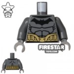 LEGO Mini Figure Torso Batman Dark Gray Suit Utility Belt