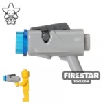 LEGO Gun Star Wars Firing Blaster Light Blueish Gray and Blue