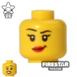 LEGO Mini Figure Heads Half Smile/Scared